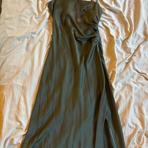 House of Harlow 1960 Strapless Olive Dress